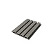 Oppio Sample - SILVER GREY - Zwarte Strepen - Gevelbekleding – Composiet | Gevel | Tuin