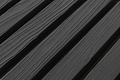 Sample - BLACK -  Zwarte strepen - Gevelbekleding – Composiet | 290 x 22 cm | Gevel | Tuin