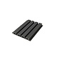 Oppio Sample - BLACK -  Zwarte strepen - Gevelbekleding – Composiet | 290 x 22 cm | Gevel | Tuin