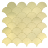 XL Goud Schelpjes - Zelfklevend Mozaiek 266x266x4mm