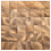 XL Geborsteld Brons - Grote blokken - Zelfklevend Mozaiek 305x305x4mm