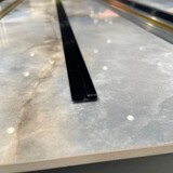 Oppio Eindprofiel tbv. PVC Wandpanelen - Zwart Oppio Eindprofiel tbv. PVC Wandpanelen - Zwart