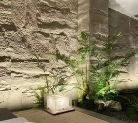 Oppio 3D XL CEMENT GREY Rockstone Wandpaneel 60x120