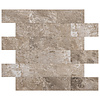 Natuursteen Taupe METRO - Zelfklevend Mozaïek