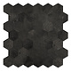 Oppio XL Antraciet Leisteen HEXAGON - Zelfklevend Mozaïek  290x288mm