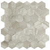 XL Stone Taupe HEXAGON - Zelfklevend Mozaïek 290x288mm