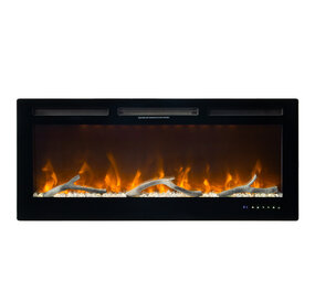 Oppio Paris - 105 CM INBOUW Elektrische Sfeerhaard MET VERWARMING + WIFI + APP FUNCTIE