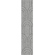 Oppio OPPIO Viltpaneel Licht Grijs - BAROK - 60x280 cm - Brandvertragend & Geluiddempend