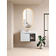 Oppio ELLIPS - 50x100 CM ( Randloos ) Toilet / Badkamerspiegel met verlichting Oppio ELLIPS - 50x100 CM ( Randloos ) Toilet / Badkamerspiegel met verlichting