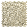Geborsteld MINI Hexagon Goud - Zelfklevend Mozaiek 308x298x4mm