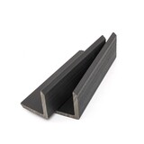 Oppio BLACK - HOEKPROFIEL 290x5x5 cm WPC ( 360° volledig bedekkende beschermlaag )
