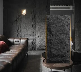 Oppio 3D XL ANTRACIET Rockstone Wandpaneel 60x120