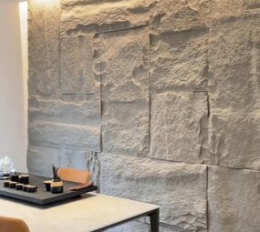Oppio 3D XL MARFIL Rockstone Wandpaneel 60x120