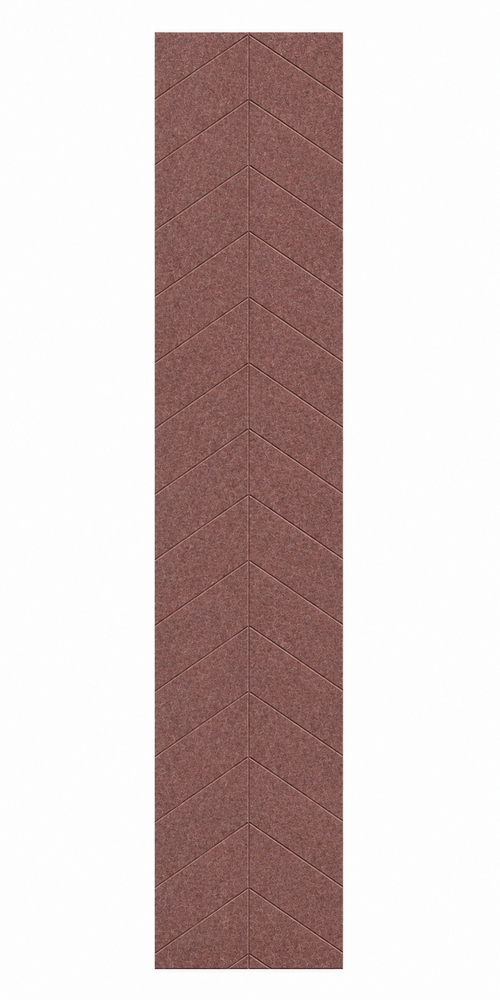 Oppio OPPIO Viltpaneel TERRA - HONGAARSE PUNT- 280x52 cm - Brandvertragend & Geluiddempend