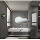 Oppio NEBULA – 120 CM ( Randloos ) Toilet / Badkamerspiegel met verlichting Oppio NEBULA – 120 CM ( Randloos ) Toilet / Badkamerspiegel met verlichting