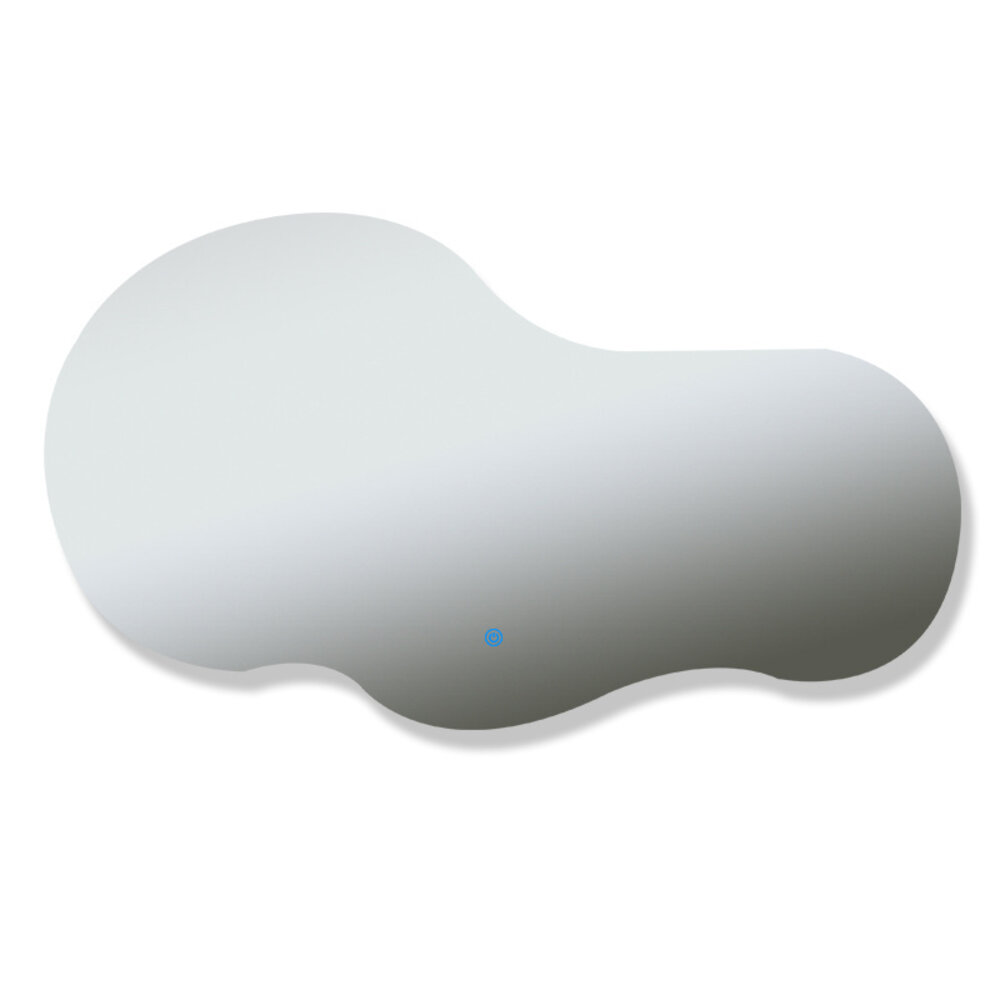 Oppio NEBULA – 80 CM ( Randloos ) Toilet / Badkamerspiegel met verlichting Oppio NEBULA – 80 CM ( Randloos ) Toilet / Badkamerspiegel met verlichting