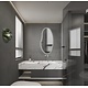 Oppio AURA – ORGANISCH 45×100 ( Randloos ) Toilet / Badkamerspiegel met verlichting