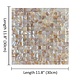 Oppio SHELL Tiles - Beige - Mother of PEARL - Zelfklevend Mozaiek 305x305x3.3mm Oppio SHELL Tiles - Beige - Mother of PEARL - Zelfklevend Mozaiek 305x305x3.3mm