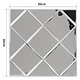 Oppio Silver Glass - Zelfklevend Mozaiek 300x300x4mm