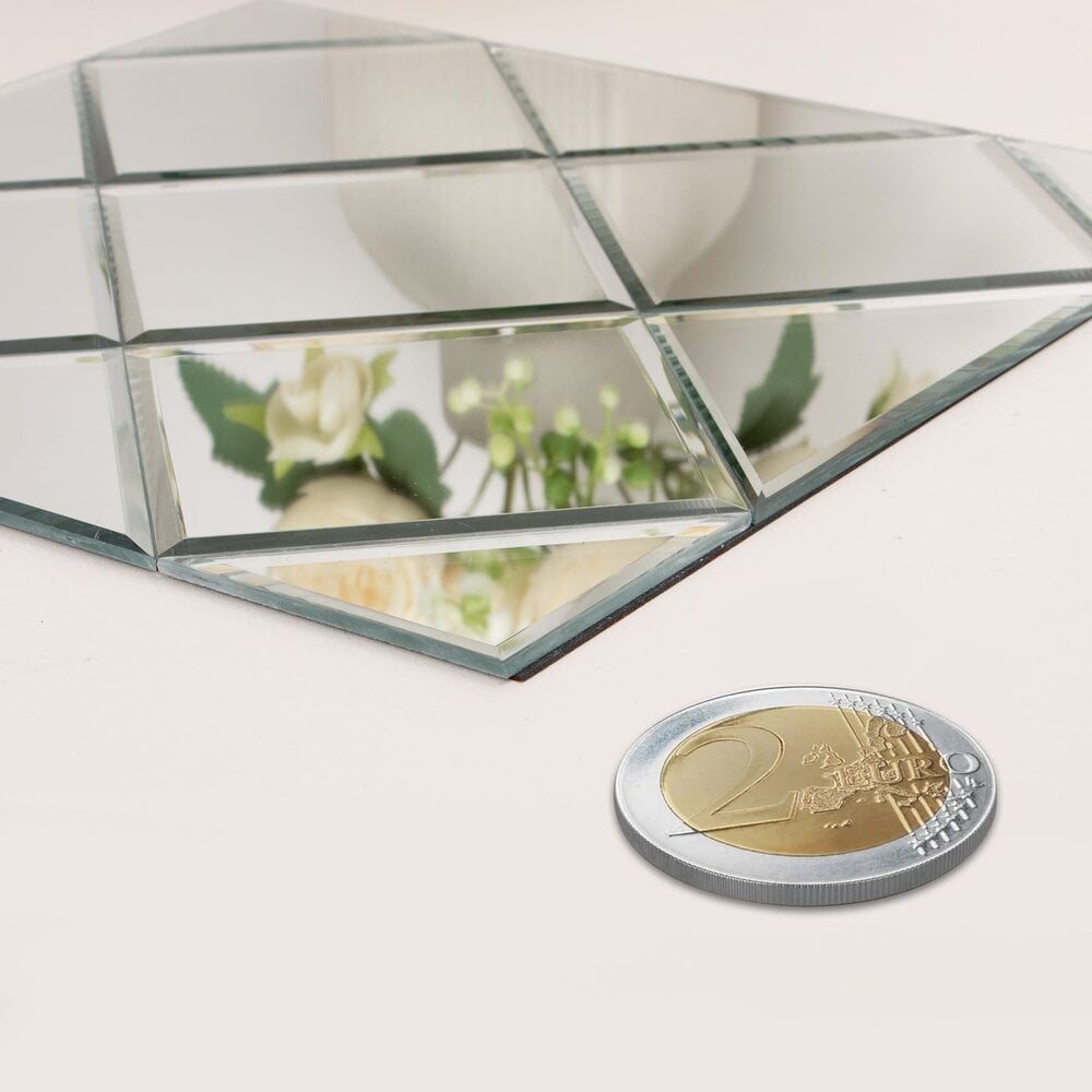 Oppio Silver Glass - Zelfklevend Mozaiek 300x300x4mm
