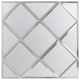 Oppio Silver Glass Mat - Zelfklevend Mozaiek 300x300x4mm Oppio Silver Glass Mat - Zelfklevend Mozaiek 300x300x4mm