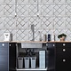 Oppio Silver Glass Mat - Zelfklevend Mozaiek 300x300x4mm Oppio Silver Glass Mat - Zelfklevend Mozaiek 300x300x4mm