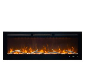 Oppio Paris - 183 CM INBOUW Elektrische Sfeerhaard MET VERWARMING + WIFI + APP FUNCTIE
