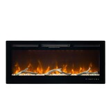 Oppio Paris - 105 CM INBOUW Elektrische Sfeerhaard MET VERWARMING + WIFI + APP FUNCTIE