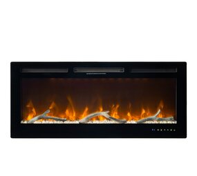 Oppio Paris - 105 CM INBOUW Elektrische Sfeerhaard MET VERWARMING + WIFI + APP FUNCTIE