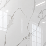 Oppio €37 PER PANEEL - 120x280x0,3 cm - PVC Wandpaneel Calacatta Marmer Wit / Grijs Hoogglans Oppio €37 PER PANEEL - 120x280x0,3 cm - PVC Wandpaneel Calacatta Marmer Wit / Grijs Hoogglans