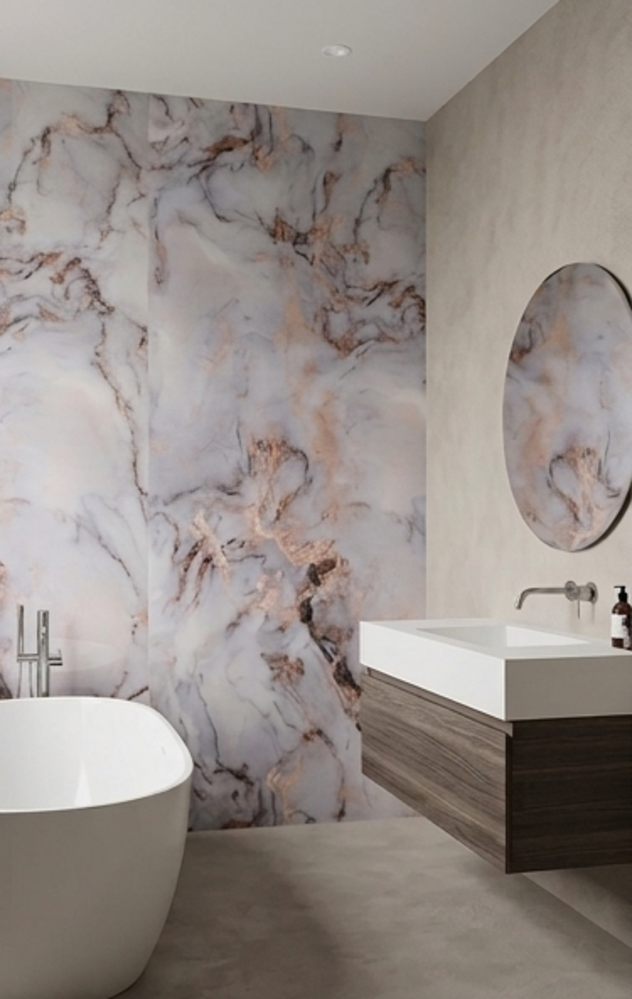 Oppio €37 PER PANEEL - 120x280x0,3 cm - PVC Wandpaneel DREAMY -  Hoogglans