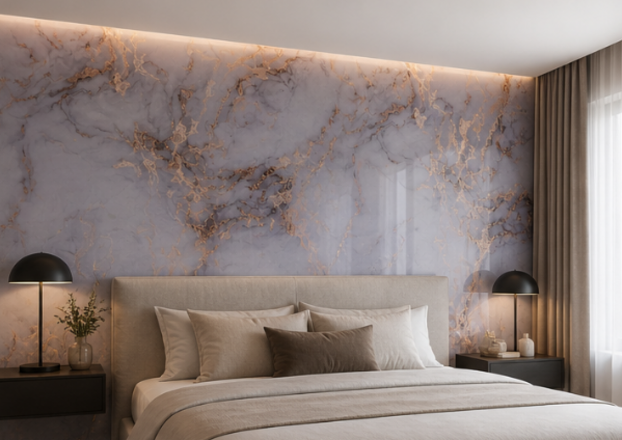 Oppio €37 PER PANEEL - 120x280x0,3 cm - PVC Wandpaneel DREAMY -  Hoogglans