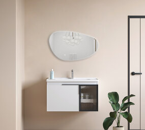 Oppio NOVA – 120 CM ( Randloos ) Toilet / Badkamerspiegel met verlichting