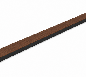 Oppio Eindlat Lattenwand kleur: 16 MM Wenge 260x2,7x1,6 Oppio Eindlat Lattenwand kleur: 16 MM Wenge 260x2,7x1,6
