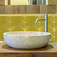 Oppio GOLD Glass Mat - Zelfklevend Mozaiek 300x300x4mm Oppio GOLD Glass Mat - Zelfklevend Mozaiek 300x300x4mm