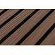 Oppio €20.99 Per Stuk - MAHONIE - Zwarte strepen - Gevelbekleding – Composiet | 290 x 22 cm | Gevel | Tuin