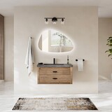 Oppio ARTSY - 100 CM ( Randloos ) Toilet / Badkamerspiegel met verlichting Oppio ARTSY - 100 CM ( Randloos ) Toilet / Badkamerspiegel met verlichting