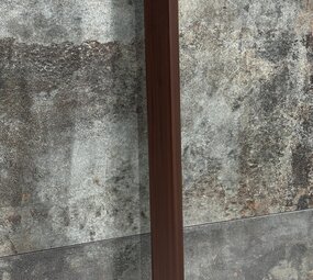 Oppio MAHONIE - HOEKPROFIEL 290x5x5 cm WPC ( 360° volledig bedekkende beschermlaag )