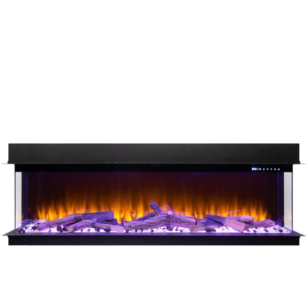 Oppio Amsterdam - 127 CM 3D INBOUW Elektrische Sfeerhaard MET VERWARMING + WIFI + APP FUNCTIE Oppio Amsterdam - 127 CM 3D INBOUW Elektrische Sfeerhaard MET VERWARMING + WIFI + APP FUNCTIE
