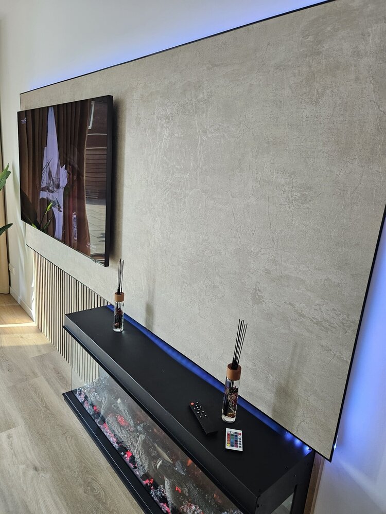 Oppio Amsterdam - 127 CM 3D INBOUW Elektrische Sfeerhaard MET VERWARMING + WIFI + APP FUNCTIE Oppio Amsterdam - 127 CM 3D INBOUW Elektrische Sfeerhaard MET VERWARMING + WIFI + APP FUNCTIE