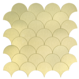 Oppio XL Goud Schelpjes - Zelfklevend Mozaiek 266x266x4mm Oppio XL Goud Schelpjes - Zelfklevend Mozaiek 266x266x4mm