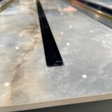Oppio Eindprofiel tbv. PVC Wandpanelen - Zwart