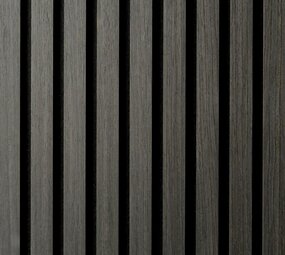 Oppio €25 PER PANEEL - 60x260 cm ZWART Eiken akoestische wand panel