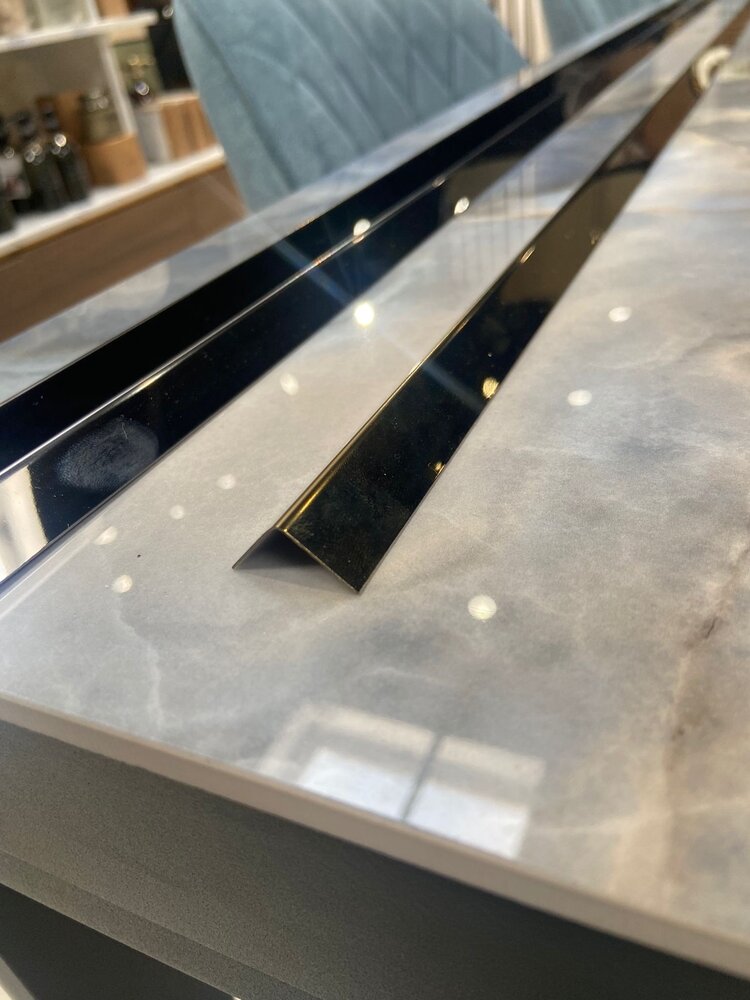 Oppio Hoekprofiel tbv. PVC Wandpanelen - Goud