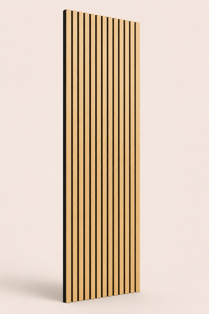 Oppio €25 PER PANEEL - 60x260 cm LICHT EIKEN BEIGE akoestische wand panelen Oppio €25 PER PANEEL - 60x260 cm LICHT EIKEN BEIGE akoestische wand panelen