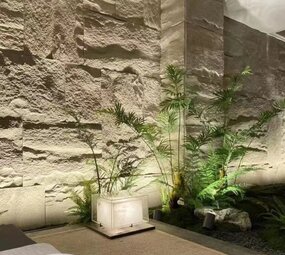Oppio 3D XL CEMENT GREY Rockstone Wandpaneel 60x120