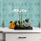 Oppio BALTIC BLUE Hexagon - Zelfklevende Mozaïek 29.2x25.4x3.3 mm