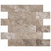 Natuursteen Taupe METRO - Zelfklevend Mozaïek