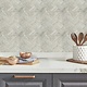 Oppio XL Visgraat Stone Taupe - Zelfklevend Mozaïek