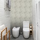 Oppio XL Visgraat Stone Taupe - Zelfklevend Mozaïek